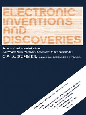 cover image of Electronic Inventions and Discoveries